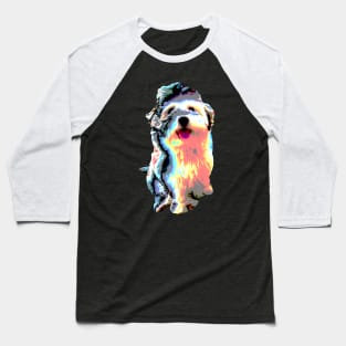 cute havanese dog puppy, bolonka for dog lovers Baseball T-Shirt